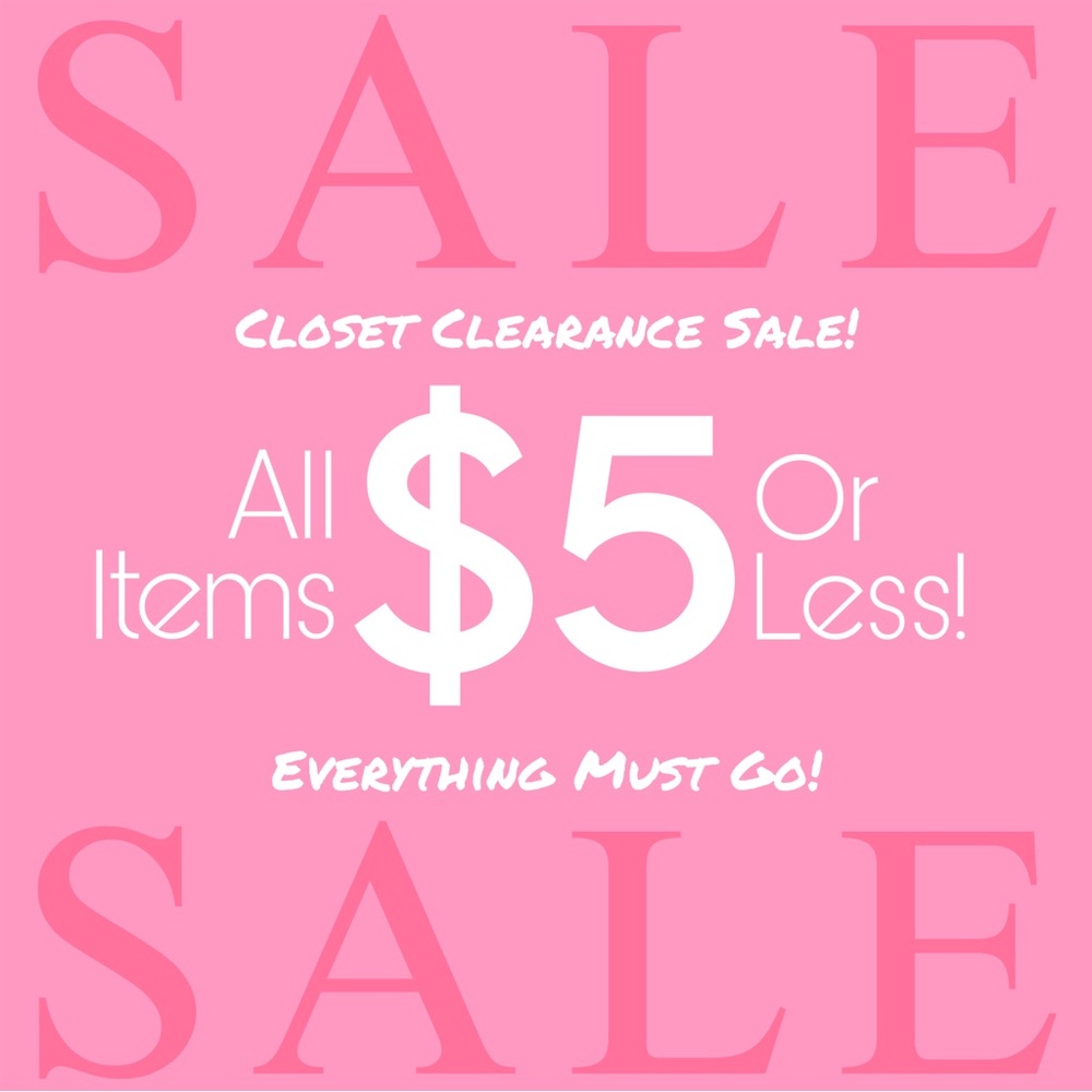 🛍️ CLOSET CLEARANCE SALE! 🛍️ EVERYTHING MUST GO! 🛍️